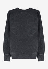 Isabel Marant Etoile Rise Embroidered Logo Faded Sweatshirt Black SW0061FAD3M04E02FK_FADED BLACK_70013800