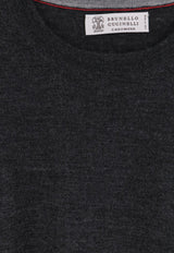 Brunello Cucinelli Cashmere Knit Sweater Gray M2300100C055A_ANTRACITEGRIGIOCHIARO_70014826