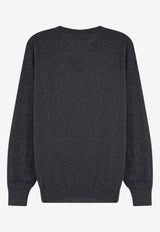 Brunello Cucinelli Cashmere Knit Sweater Gray M2300100C055A_ANTRACITEGRIGIOCHIARO_70014826