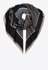 Saint Laurent Cassandre Charmeuse Stole Multicolor 8221383Y039/T_YSL-4178