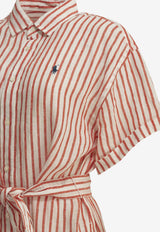 Polo Ralph Lauren Striped Midi Shirt Dress Red 211965843500WHITE-RED_43dbb065-6b6b-4187-a372-e2348846fb0b