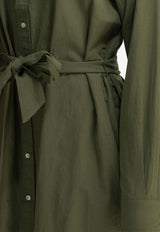 Polo Ralph Lauren Linen-Blend Midi Shirt Dress Green 211A96346001SUPPLY OLIVE_e6c5b0a2-62a7-43eb-a56e-8f500830f41a