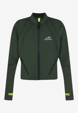 Balenciaga TechWear Logo Track Jacket Green A0023STUVN72033_KHAKILIME_70149679