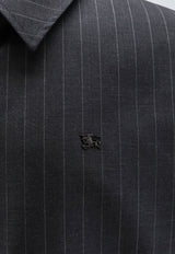 Burberry EKD Pinstripe Zip Jacket Gray 8125777C6179_IRON GREY STRIPE_70014224