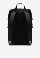 Prada Re-Nylon Backpack with Snap-Fastener Black 2VZ135HOL2DMG/T_PRADA-F0002