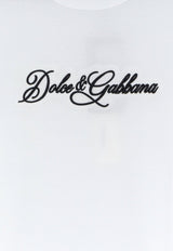 Dolce & Gabbana Embossed Logo T-shirt White G8PT1ZG7P9KW0800_BIANCO OTTICO_70013957
