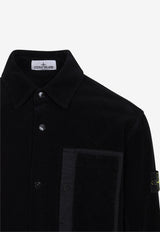 Logo Patch Corduroy Overshirt