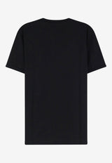Dolce & Gabbana Logo Plaque Crewneck T-shirt Black G8PV1TG7Q1QN0000_Black_70014371