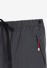 Drawstring Wool Pants