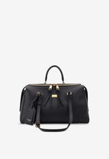 Dolce & Gabbana Medium Vittoria Calf Leather Handbag Black BB7844A084180999_Black_70014488