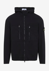 Logo Patch Classic Zip-Up Hoodie