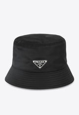 Prada Triangle Logo Bucket Hat Black 2HC1372DMI/T_PRADA-F0002