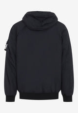 Logo Patch Nylon Bomber Jacket