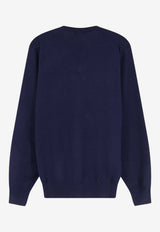 Brunello Cucinelli V-neck Cashmere Sweater Navy M2200162CW425_NAVYGRIGIOMEDIO_70014702