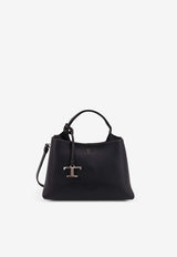 Tod's Micro T-Timeless Logo Leather Tote Bag Black XBWAPAEL000QRIB999_Black_70013894
