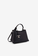 Tod's Micro T-Timeless Logo Leather Tote Bag Black XBWAPAEL000QRIB999_Black_70013894