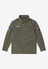 Polo Ralph Lauren Kids Boys Canvas Field Jacket Green 323965378001CO/T_POLOR-OM