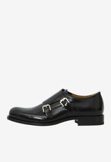 Christian Louboutin Moustachou Monk-Strap Loafers Black 3260268--BK01
