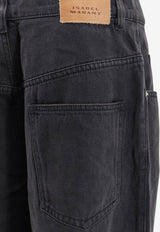 Isabel Marant Rodayna Wide-Leg Pants Black PA0554FAB1H07I02FK_FADED BLACK_70166761