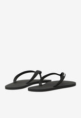 Christian Louboutin Summer Loubi Flip Flops Black 3260229--BK01