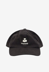 Isabel Marant Tomas Logo Baseball Cap Black CQ053XFAD1C05A02FK_FADED BLACK_70166785