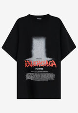 Balenciaga The Door Oversized T-shirt Black 850345TUVO41000_BLACK_70166804