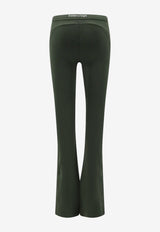Balenciaga Logo Flared Leggings Green A0023UTUVN72033_KHAKILIME_70166817