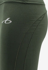 Balenciaga Logo Flared Leggings Green A0023UTUVN72033_KHAKILIME_70166817