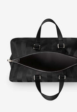 Fendi Lui 48 Nylon Duffle Bag Black 7VV183B110F0GXN_NEROPALLADIO_70026655