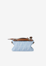 Fendi Mini By The Way FF Jacquard Canvas Bag Light Blue 8BS098AY6QF1WM6_DENIM CHSELLIEROS_70026707