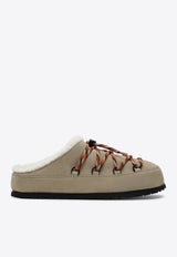 Prada Suede Clogs with Braided Laces Beige 1R553OZF10JFT/T_PRADA-F0F24