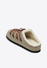 Prada Suede Clogs with Braided Laces Beige 1R553OZF10JFT/T_PRADA-F0F24