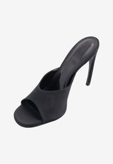 The Attico Betta 95 Satin Mules Black 260WSH00886EEE106AA100_BLACK_70166703