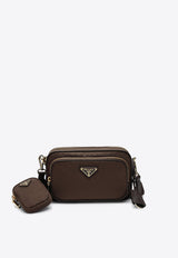 Prada Re-Nylon Crossbody Bag with Pouch Brown 1BC167B1MRV44/T_PRADA-F0134