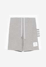 Thom Browne 4-bar Stripes Track Shorts Gray MJQ222A03037_055