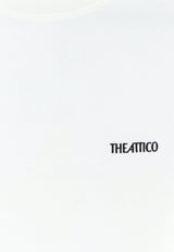 The Attico Embroidered Logo Oversized T-shirt White 261WCT00350JJJ025AA001_WHITE_70166782