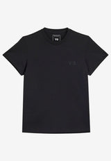Y-3 Logo Crewneck T-shirt Black IA2317BLACK_BLACK_70210671
