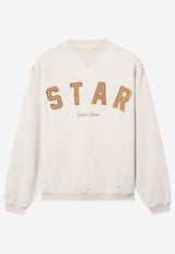 Golden Goose DB Star Oversized Sweatshirt Gray GUP02711P002412_60665