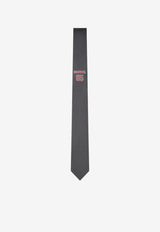 Thom Browne Browne 65 Silk Tie Gray MNL001AF1116_025