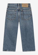 Polo Ralph Lauren Kids Boys Washed Straight-Leg Jeans Blue 322917223001CO/T_POLOR-PI