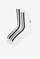 Y-3 Ribbed Stripe Crew Socks White IZ3172WHITE_WHITE_70210677