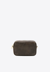 Golden Goose DB Mini Star Distressed Leather Crossbody Bag Brown GWA00228A000759_55357