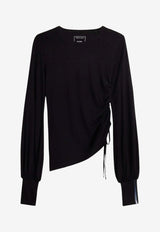 Y-3 Cinched Drape T-shirt Black KS1425BLACK_BLACK_70210679