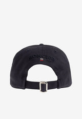 Moncler Logo Patch Baseball Cap Blue L10913B000510U618_776