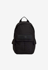 Y-3 Logo Nylon Backpack Black JV9721BLACK_BLACK_70210682