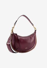 Isabel Marant Naoko Studded Leather Shoulder Bag Burgundy PP0001FAA1C01M80BY_BURGUNDY_70211162