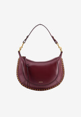 Isabel Marant Naoko Studded Leather Shoulder Bag Burgundy PP0001FAA1C01M80BY_BURGUNDY_70211162