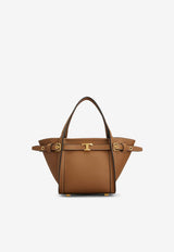 Tod's T-Timeless Logo Leather Tote Bag Brown XBWTIMA0100WKAS410_KENIA SCURO_70013989