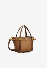 Tod's T-Timeless Logo Leather Tote Bag Brown XBWTIMA0100WKAS410_KENIA SCURO_70013989