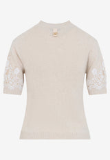 Mock-Neck Knit Top